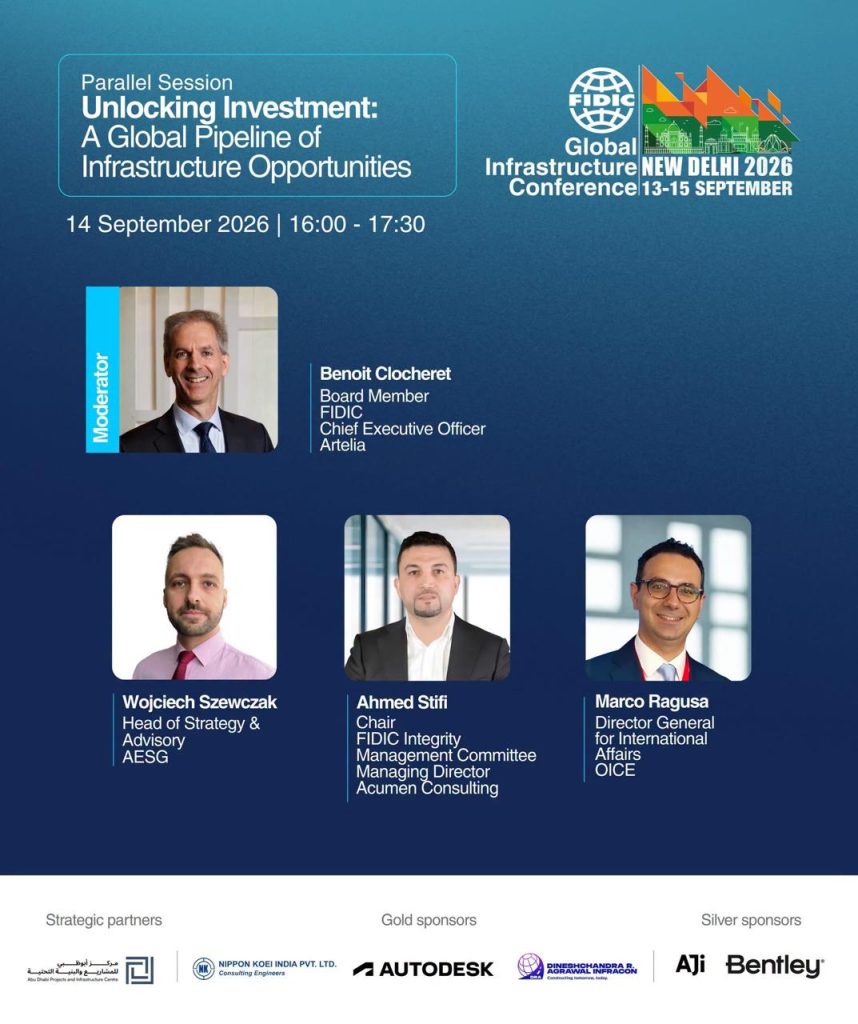SCECA Chairman Participates as a Speaker at the FIDIC Global Infrastructure Conference 2026