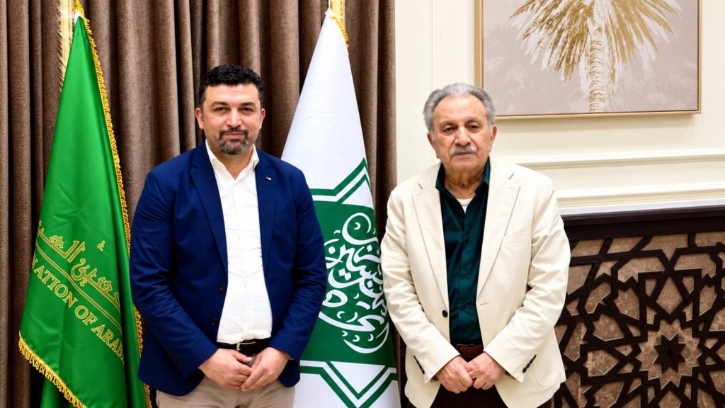 Chairman of the Syrian Center for Engineering Contracts and Arbitration Meets Secretary General of the Arab Engineers Federation